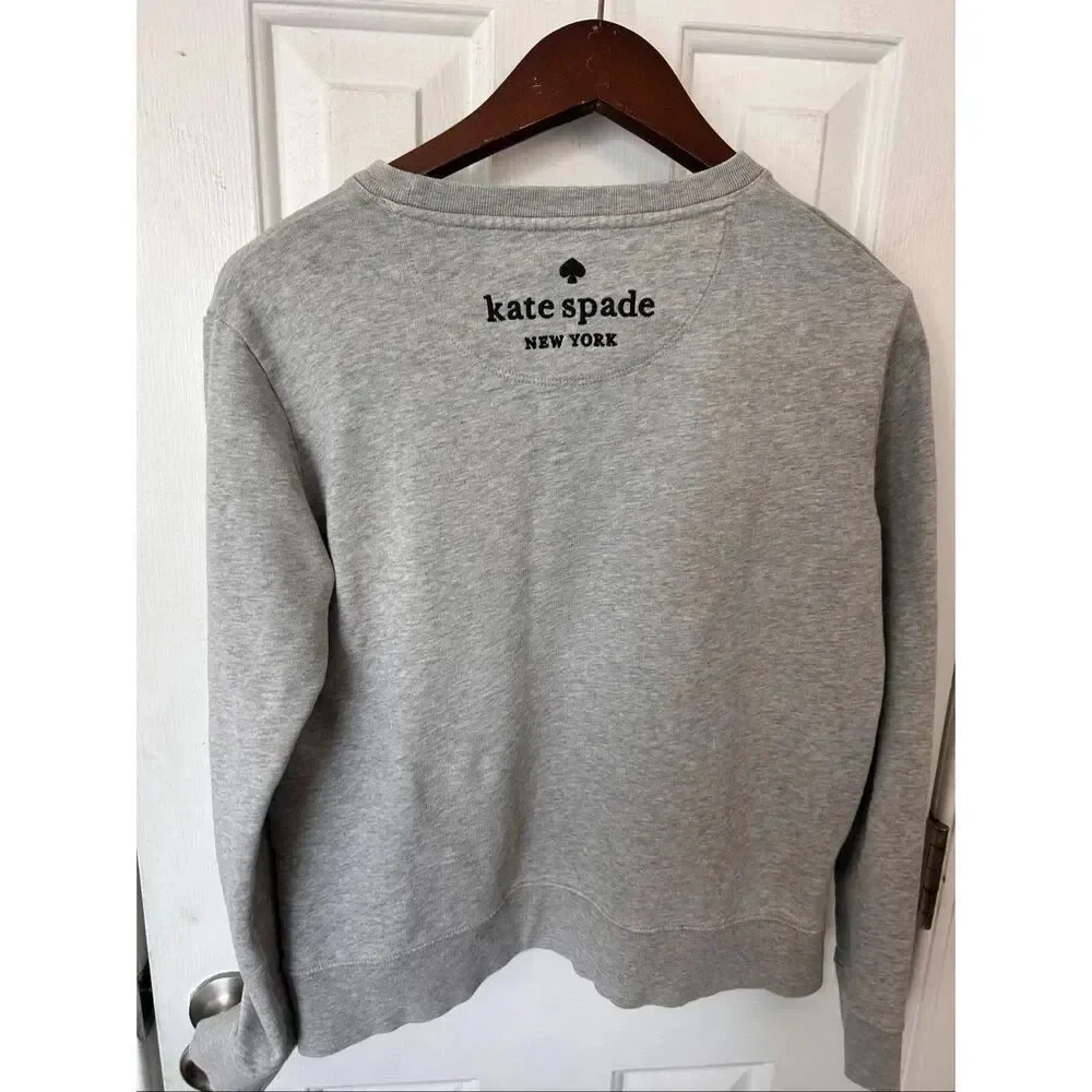 Kate Spade women’s gray bunny shirt cotton blend size xs sweatshirt